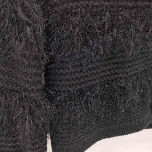 マリークワント MARY QUANT クロップドシャギーニットジャケット レディース import:M