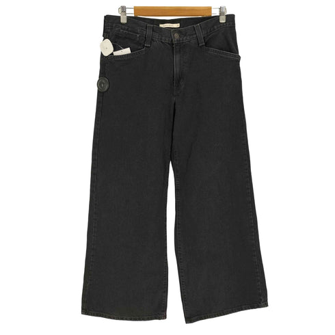 リーバイス Levis 94 BAGGY WIDE LEG WIDE DENIM PANTS バギー レグ ワイド ブラック デニム パンツ メンズ W30