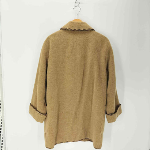 ザスコッチハウス The Scotch House 裏地総柄 ウールコート レディース
