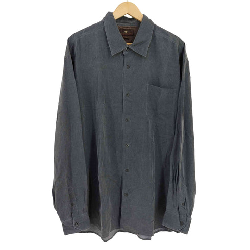 TOSCANO シルク ヘリンボーンシャツ メンズ import:XXL