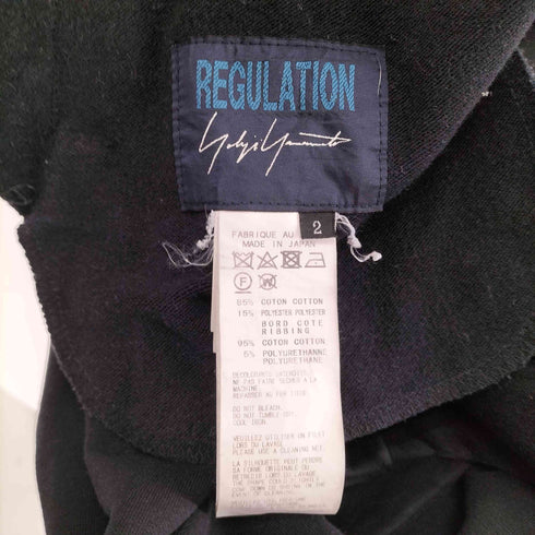 レギュレーションヨウジヤマモト REGULATION Yohji Yamamoto ハイネックジップコットントップス レディース JPN:2