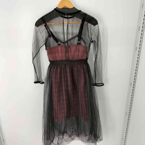 リリーブラウン Lily Brown レイヤードチュールワンピース レディース FREE