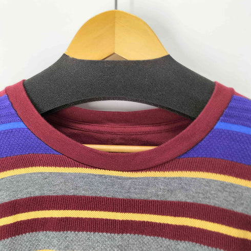 ホワイトマウンテニアリング WHITE MOUNTAINEERING RANDAM STRIPE JACQUARD HALH SLEEVEST SHIRT ランダムストライプS/Sシャツ メンズ JPN:3