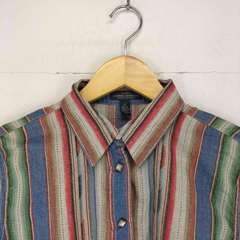 ポロジーンズカンパニーラルフローレン POLO JEANS COMPANY RALPH LAUREN コットンストライプL/S シャツ メンズ JPN:M