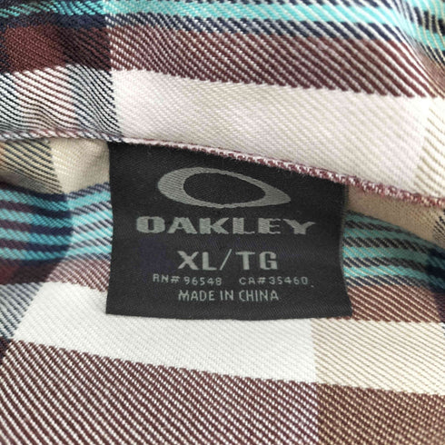 オークリー OAKLEY チェック柄 L/Sシャツ メンズ JPN:XL