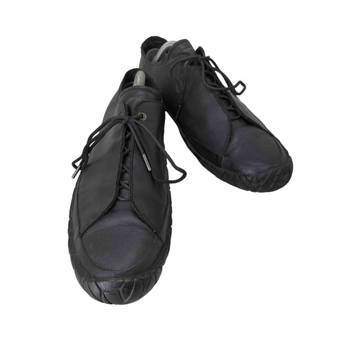 イッセイミヤケメン ISSEY MIYAKE MEN ローカットレースアップレザースニーカー メンズ EUR:43