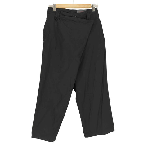 ヨウジヤマモトプリュスノアール YOHJI YAMAMOTO+NOIR フロントラップコットンパンツ レディース JPN:1