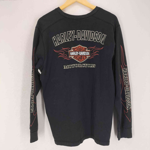 ハーレーダビッドソン HARLEY-DAVIDSON 両面刺繍プリントデザインL/S TEE メンズ JPN:L