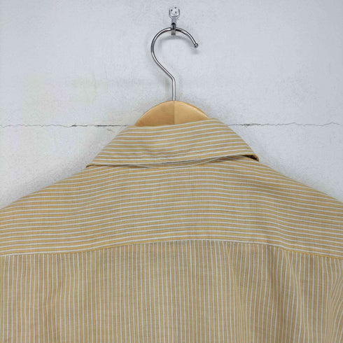 パーマネントプレス Permanent Press 70s ストライプS/S シャツ メンズ 14 1/2