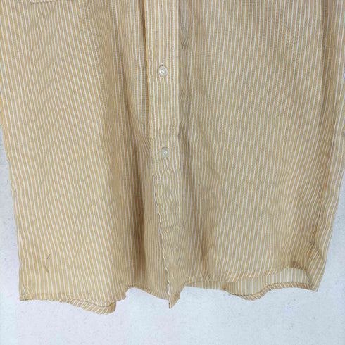 パーマネントプレス Permanent Press 70s ストライプS/S シャツ メンズ 14 1/2