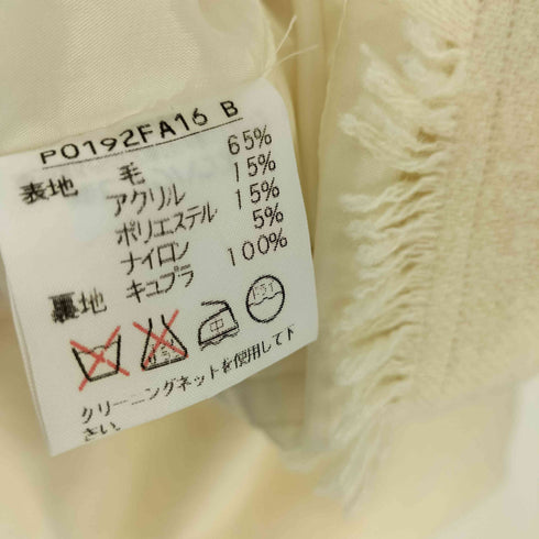 ピンクハウス PINK HOUSE 90-00S ウール ハーフジップ フーデッド S/S ワンピース レディース