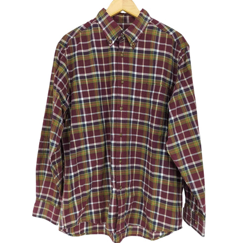エディーバウアー Eddie Bauer BD チェック柄コットンL/S シャツ メンズ JPN:L