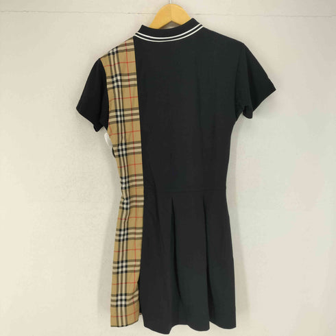 バーバリー BURBERRY ノヴァチェック切り替えポロシャツワンピース レディース 164cm