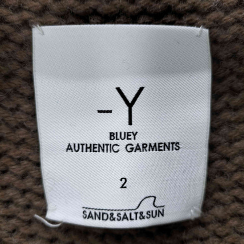 BLUEY SAND&SALT&SUN ジップカーディガン メンズ JPN:2