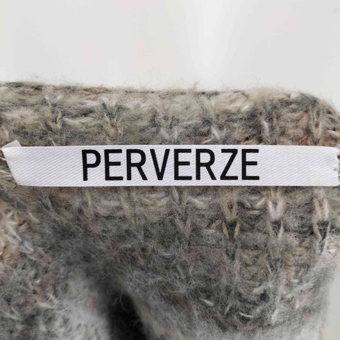パーバーズ PERVERZE Gradient Stripe Wide Cardigan レディース FREE