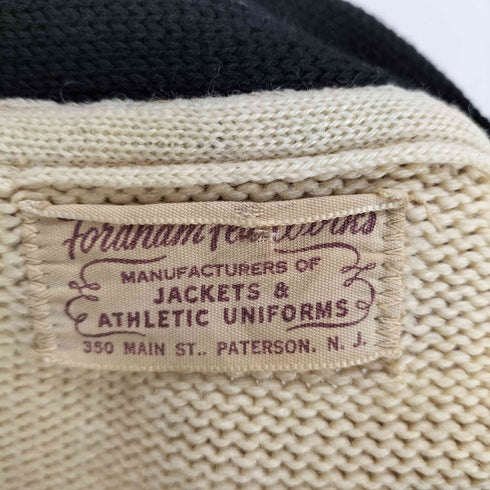 70s Fordham Felt Works ウールカーディガン メンズ