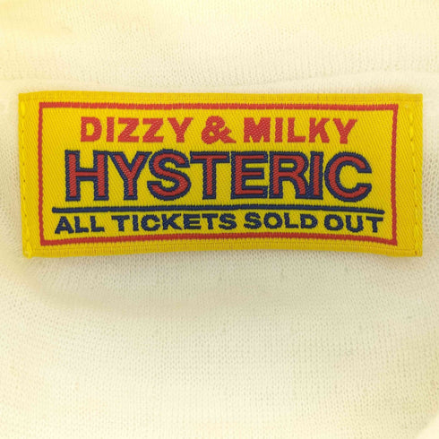 ヒステリックグラマー HYSTERIC GLAMOUR FORBIDDEN MOVIEパッチ ハイネックTシャツ レディース FREE
