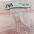 ザラ ZARA 製品染 ジップフライ ワイド テーパード デニム パンツ レディース EUR:38