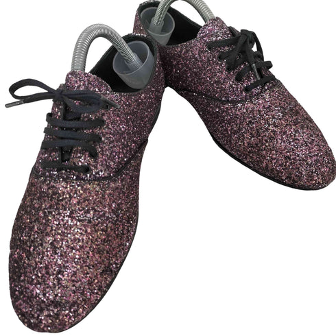 サンローランパリ SAINT LAURENT PARIS glitter sparking glit rose レディース EUR:37