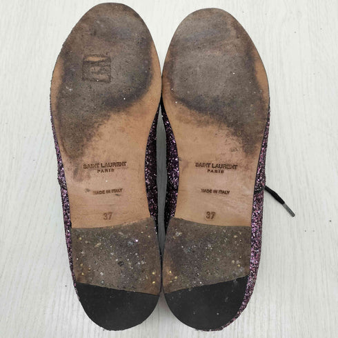 サンローランパリ SAINT LAURENT PARIS glitter sparking glit rose レディース EUR:37