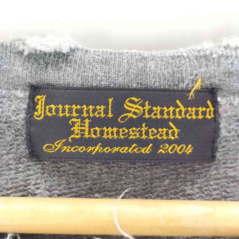 ジャーナルスタンダードホームステッド JOURNAL STANDARD J.S HOMESTEAD パシフィック ウラケ ダメージ クルーネック メンズ JPN:M
