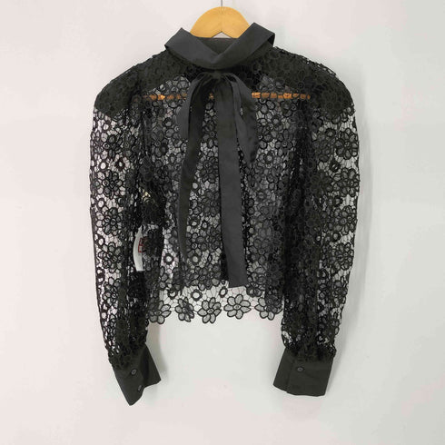ザラ ZARA 花柄レースL/Sブラウス レディース JPN:S