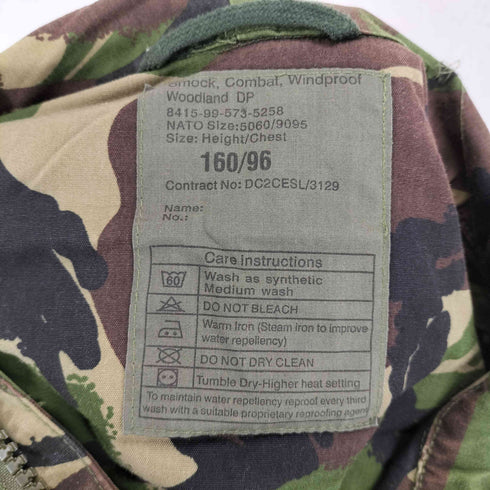 ブリティッシュアーミー BRITISH ARMY コンバットスモックジャケット メンズ 160/96