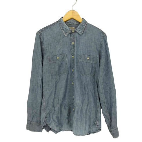 ジェイクルー J.CREW 00s CHAMBRAY デニムL/Sシャツ メンズ JPN:M