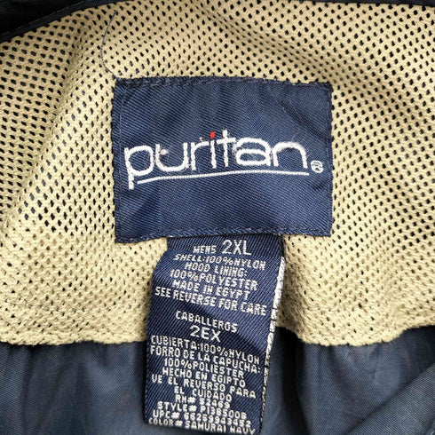 ピューリタン PURITAN 90s ナイロンフーデッドブルゾン 裾ドローコード メンズ 2xl