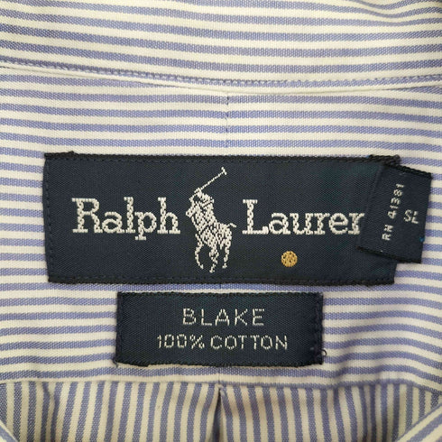 ラルフローレン RALPH LAUREN BLAKE ポニー刺繍 ストライプBDシャツ メンズ import:XXL