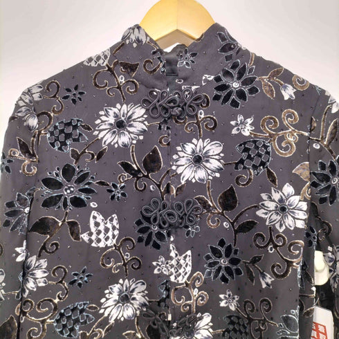 イタリヤ 伊太利屋 花柄 チャイナブラウス レディース JPN:9号
