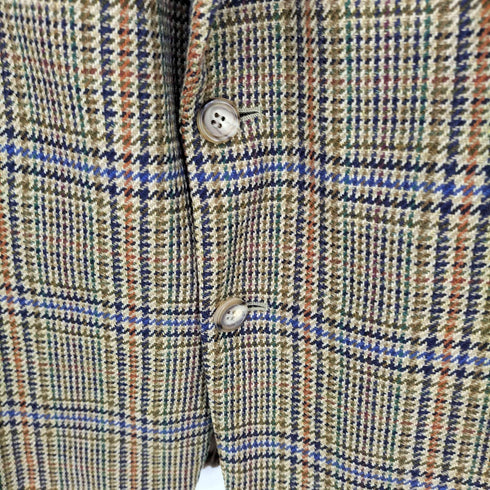 Paul Dierckx Antwerp 英国製 CHESTER BARRIE ガンクラブチェック ウール 2Bテーラードジャケット メンズ