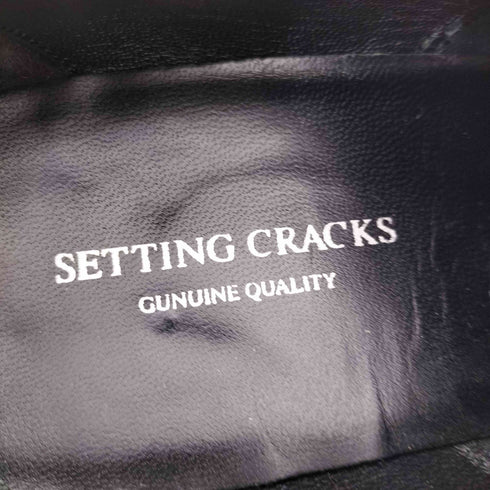 SETTING CRACKS スエード プレーントゥ メンズ EUR:43