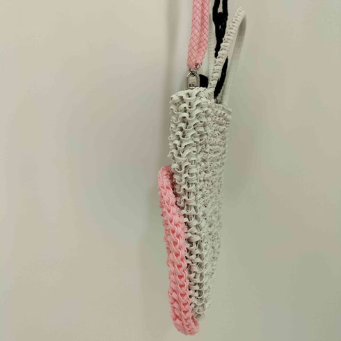 アンテプリマ ANTEPRIMA ×BEA BONGIASCA / CROSSBODY PHONE BAG IN WHITE ワイヤーバッグ レディース