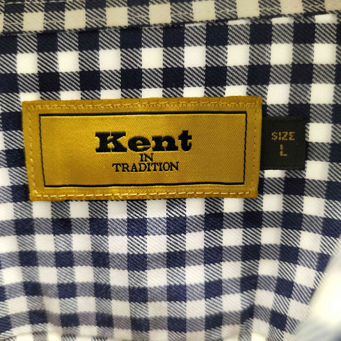 ケント Kent ギンガムチェック ボタンダウン L/S シャツ メンズ JPN:L
