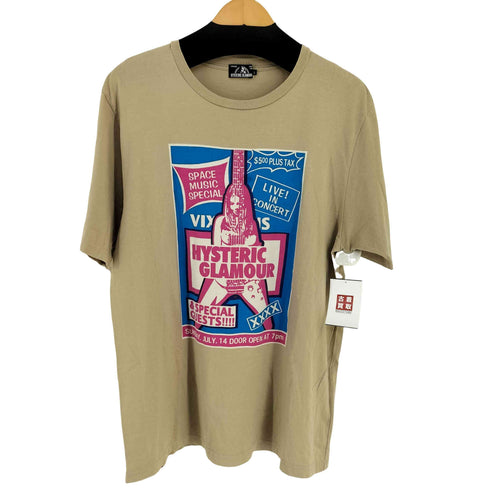 ヒステリックグラマー HYSTERIC GLAMOUR FLYING V POSTER pt Tシャツ メンズ JPN:L