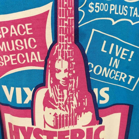 ヒステリックグラマー HYSTERIC GLAMOUR FLYING V POSTER pt Tシャツ メンズ JPN:L