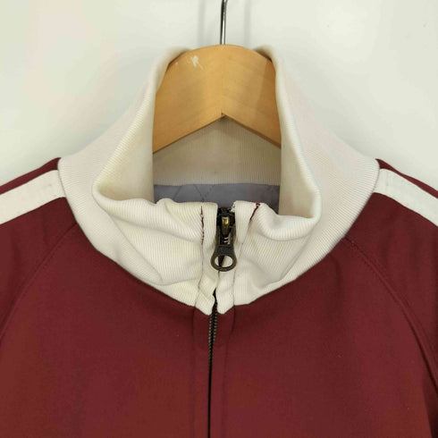 アバクロンビーアンドフィッチ Abercrombie & Fitch ロゴ刺繍 裏キルティング ラグランスリーブ ハイネック トラックジャケット メンズ import:M