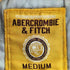 アバクロンビーアンドフィッチ Abercrombie & Fitch ロゴ刺繍 裏キルティング ラグランスリーブ ハイネック トラックジャケット メンズ import:M