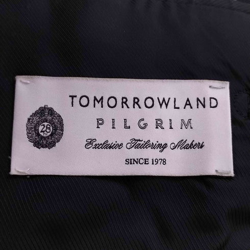 トゥモローランドピリグリム TOMORROWLAND PILGRIM CARLO BARBERA社製 ダブルブレスト テーラードジャケット スラックスパンツ セットアップ メンズ 42