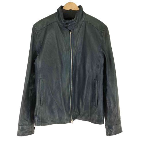 シップス SHIPS LUM LEATHER DOGEAR BLOUSON メンズ JPN:L