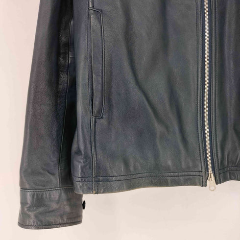 シップス SHIPS LUM LEATHER DOGEAR BLOUSON メンズ JPN:L
