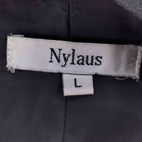 ナイラス NYLAUS フェイクレザーダブルライダースジャケット メンズ JPN:L