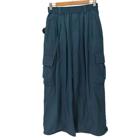 メゾンスペシャル MAISON SPECIAL 23AW Prime-Wide Wool Chambray Cargo Pants/ウールシャンブレープライムワイドカーゴパンツ メンズ JPN:0
