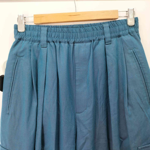メゾンスペシャル MAISON SPECIAL 23AW Prime-Wide Wool Chambray Cargo Pants/ウールシャンブレープライムワイドカーゴパンツ メンズ JPN:0