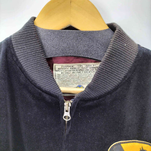 アヴィレックス AVIREX 別珍 刺繍デザインスーベニアジャケット メンズ import:L