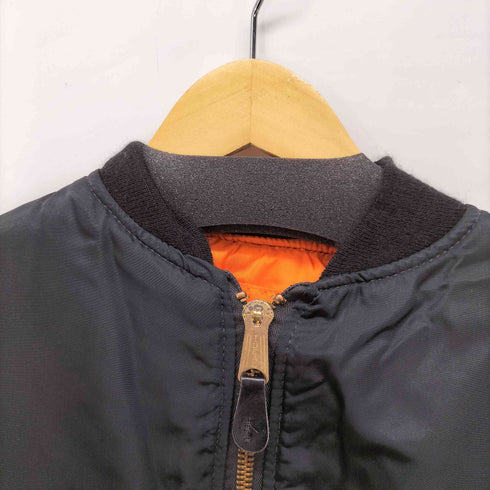 アルファインダストリーズ ALPHA INDUSTRIES 90S MADE IN USA MA-1 リバーシブルフライトジャケット メンズ import:M