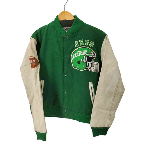 チョークライン Chalk Line 80-90S チームロゴワッペンレザー切替スタジャン メンズ import:M