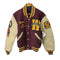 ラングラー Wrangler ワッペンデザインレザー切替スタジャン メンズ import:M