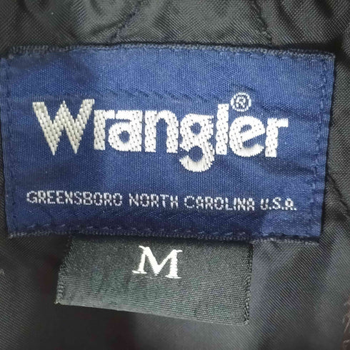 ラングラー Wrangler ワッペンデザインレザー切替スタジャン メンズ import:M
